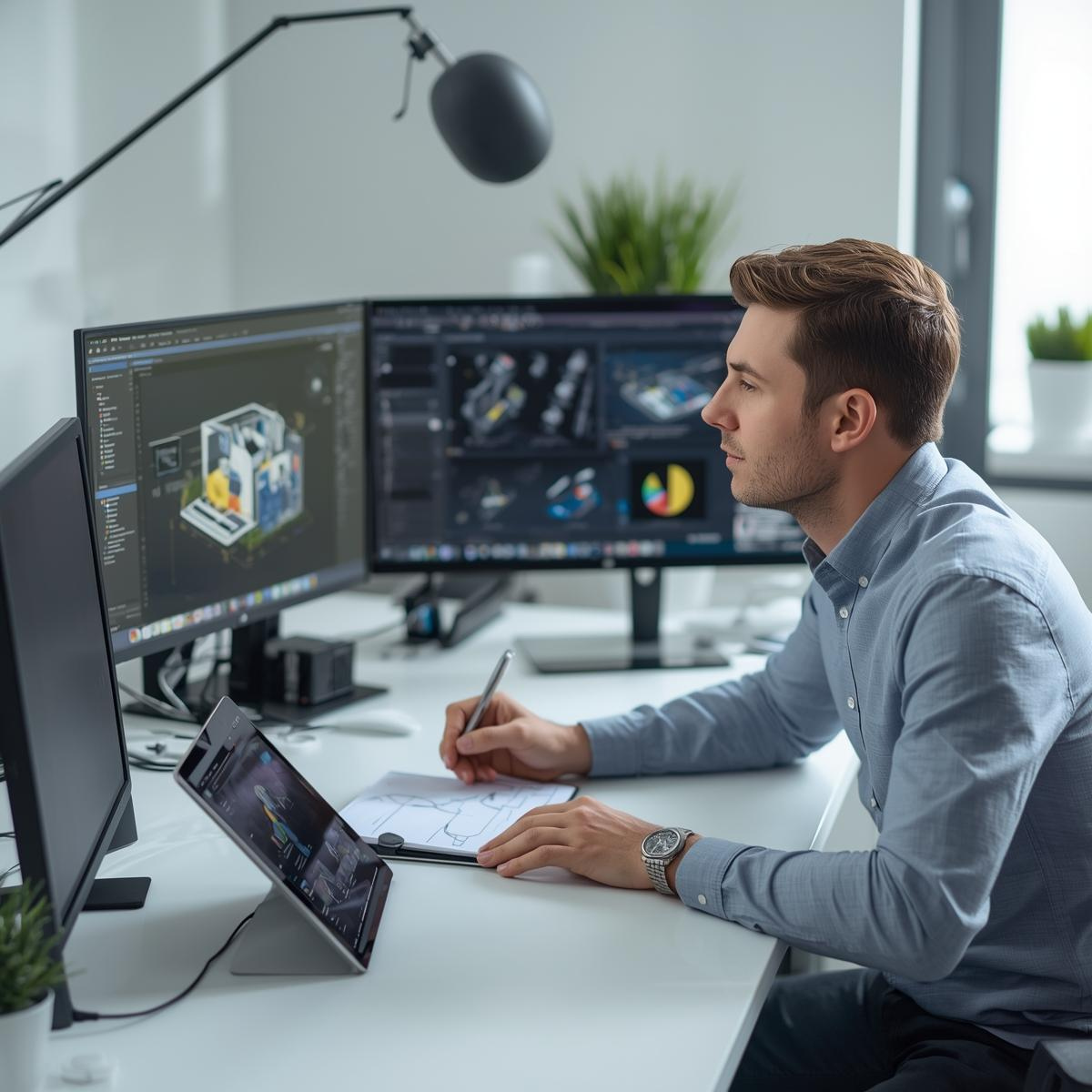 Creative team illustration